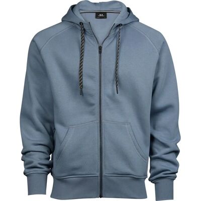 Tee Jays Mens Full Zip Hooded Sweatshirt - Grey - L Tee Jays Mens Full Zip Hooded Sweatshirt - Grey - L
