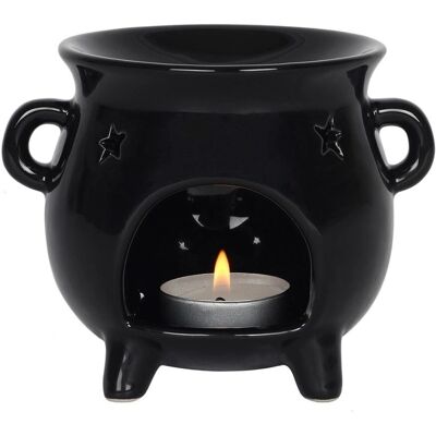Something Different Shiny Black Cauldron Oil Burner - Oil Burner for Wax Melts Something Different Shiny Black Cauldron Oil Burner - Oil Burner for Wax Melts
