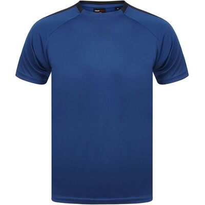 Finden & Hales Maglietta unisex per squadra - Poliestere, Raglán, Pannelli a contrasto Finden & Hales Maglietta unisex per squadra - Poliestere, Raglán, Pannelli a contrasto