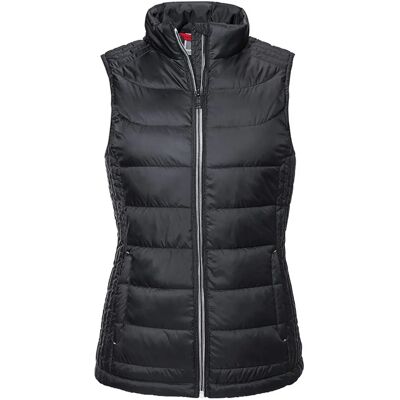 Russell Womens Nano Padded Bodywarmer - Black - L Russell Womens Nano Padded Bodywarmer - Black - L