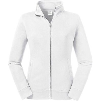 Russell Athletic Damen Authentischer Sweatjacke - Weiß - Large Russell Athletic Damen Authentischer Sweatjacke - Weiß - Large