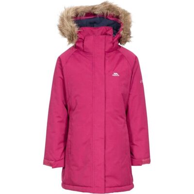 Trespass Kinder Meisjes Fame Waterdichte Parka - Cranberry - Maat 2-3 jaar Trespass Kinder Meisjes Fame Waterdichte Parka - Cranberry - Maat 2-3 jaar