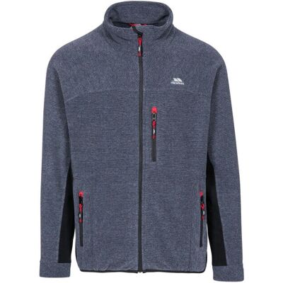 Jaqueta de fleece Jynx com fecho completo da Trespass - Listras navy - XL Jaqueta de fleece Jynx com fecho completo da Trespass - Listras navy - XL