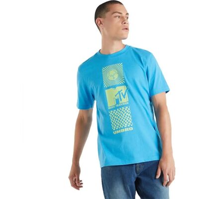 T-Shirt Blu UMBRO Mtv Graphic Manica Corta - Abbigliamento Sportivo T-Shirt Blu UMBRO Mtv Graphic Manica Corta - Abbigliamento Sportivo