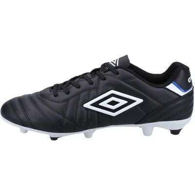 Umbro Boys Speciali Liga Firm Ground Rugby Football Boots - Black/White - UK Size 9 Umbro Boys Speciali Liga Firm Ground Rugby Football Boots - Black/White - UK Size 9