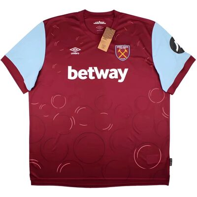 Umbro West Ham United Home Shirt 2023-2024 Claret Medium - 38-40 inch Chest Umbro West Ham United Home Shirt 2023-2024 Claret Medium - 38-40 inch Chest