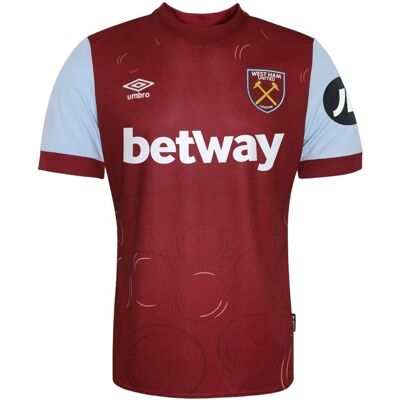 Umbro West Ham United domowa koszulka - Claret XL - 44-46 cali na klatkę piersiową Umbro West Ham United domowa koszulka - Claret XL - 44-46 cali na klatkę piersiową