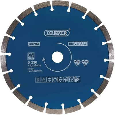 Draper 99784 Diamond Blade - 230mm - General Purpose Draper 99784 Diamond Blade - 230mm - General Purpose
