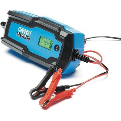 Draper 53491 Smart Battery Charger 6/12V - Vehicle Battery Charger Draper 53491 Smart Battery Charger 6/12V - Vehicle Battery Charger