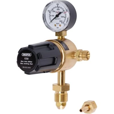 Regulador de Gas de Botella Draper 70151 - Manómetro Simple - 300 bar Regulador de Gas de Botella Draper 70151 - Manómetro Simple - 300 bar