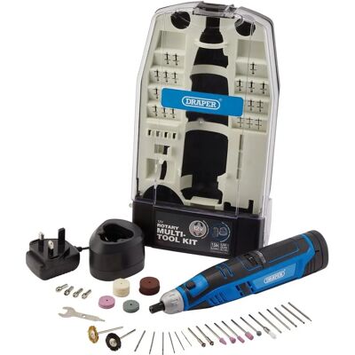 Draper 70298 12V Rotary Multi-Tool Kit - 50Pc Draper 70298 12V Rotary Multi-Tool Kit - 50Pc