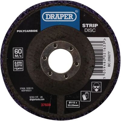 Draper 115MM Disco de Banda de Carburo de Silicio Púrpura - Disco abrasivo Draper 115MM Disco de Banda de Carburo de Silicio Púrpura - Disco abrasivo