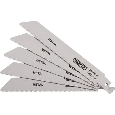 Lames de scie sautereuse bimétal Draper 43444 - 150mm, 24 Dents Lames de scie sautereuse bimétal Draper 43444 - 150mm, 24 Dents