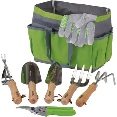 Set de Herramientas de Jardín de Acero Inoxidable Draper - 8 Piezas Set de Herramientas de Jardín de Acero Inoxidable Draper - 8 Piezas