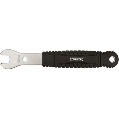 Chiave pedale bicicletta Draper 14115 - 15mm - Strumento durevole Chiave pedale bicicletta Draper 14115 - 15mm - Strumento durevole