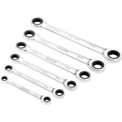 Draper 6-teiliges HI-TORQ Doppel-Ratschen-Schlüssel-Set - Ringschlüssel-Set Draper 6-teiliges HI-TORQ Doppel-Ratschen-Schlüssel-Set - Ringschlüssel-Set