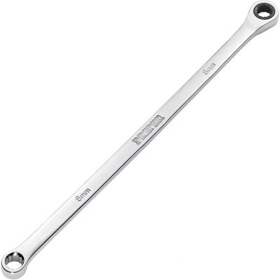 Draper 8MM Long Ratchet Ring Spanner - HI-TORQ Metric Extra-Long Double Draper 8MM Long Ratchet Ring Spanner - HI-TORQ Metric Extra-Long Double