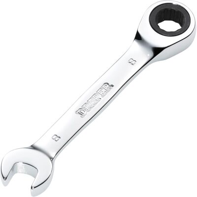 Draper - 27840 - 8mm - Stubby Ratchet - Spanner Draper - 27840 - 8mm - Stubby Ratchet - Spanner