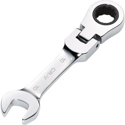 Draper Model 27965 - 10MM Stubby Flexible Ratchet Spanner Draper Model 27965 - 10MM Stubby Flexible Ratchet Spanner