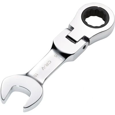 Draper 27973 HI-TORQ 15mm Flexible Head Ratchet Spanner Draper 27973 HI-TORQ 15mm Flexible Head Ratchet Spanner
