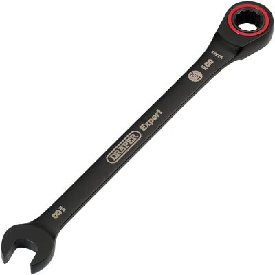 Draper Model 03879 8mm Black HI-TORQ Ratchet Spanner Draper Model 03879 8mm Black HI-TORQ Ratchet Spanner