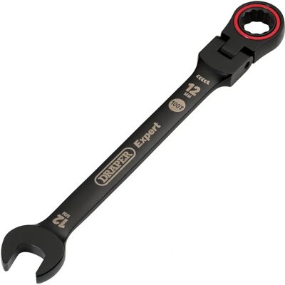 Llave de Carraca con Cabeza Flexible Draper 12mm - Llave de Carraca Llave de Carraca con Cabeza Flexible Draper 12mm - Llave de Carraca