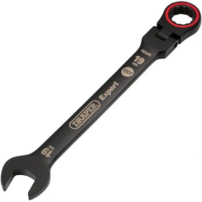 Draper Llave de carraca Cabeza flexible 19mm - Llave de carraca Draper Llave de carraca Cabeza flexible 19mm - Llave de carraca