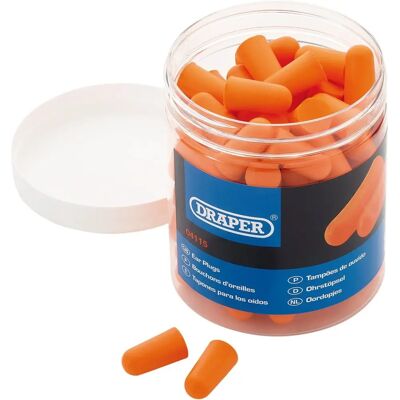 Draper Ear Plugs - Dispenser of 50 Pairs - Ear Protection Draper Ear Plugs - Dispenser of 50 Pairs - Ear Protection