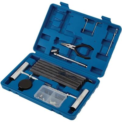 Kit riparazione forature pneumatici Draper 65 pezzi - Fuoristrada Kit riparazione forature pneumatici Draper 65 pezzi - Fuoristrada