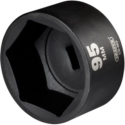 Draper 08509 HI-TORQ Udarowa nasadka - Impact Socket - Czarny - 1" Kwadrat. 95mm Draper 08509 HI-TORQ Udarowa nasadka - Impact Socket - Czarny - 1" Kwadrat. 95mm