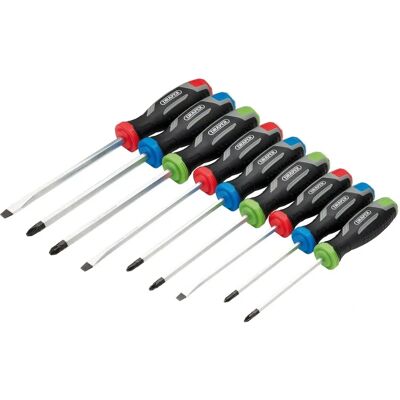 Draper 9-teiliges Pound Thru Soft Grip Schraubenzieher-Set - Schraubenzieher-Set Draper 9-teiliges Pound Thru Soft Grip Schraubenzieher-Set - Schraubenzieher-Set