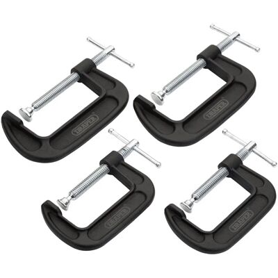 Draper G-CLAMP SET - 4 PIECE - Heavy Duty G-Clamp Set Draper G-CLAMP SET - 4 PIECE - Heavy Duty G-Clamp Set