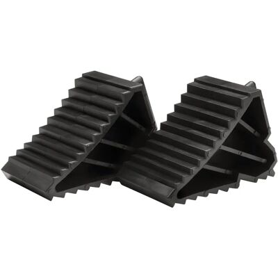 Draper 20212 Heavy-duty Plastic Wheel Chocks - Pair Draper 20212 Heavy-duty Plastic Wheel Chocks - Pair