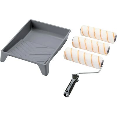 Set rulli in poliestere a pelo medio Draper 20945 - Strumento di verniciatura Set rulli in poliestere a pelo medio Draper 20945 - Strumento di verniciatura