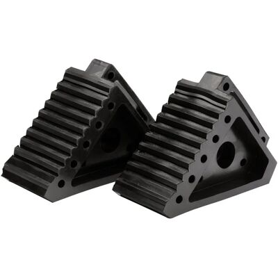 Draper 21131 Heavy-Duty Rubber Wheel Chocks - Pair Draper 21131 Heavy-Duty Rubber Wheel Chocks - Pair