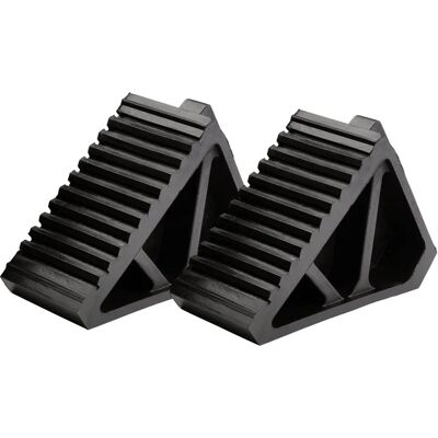 Draper 21132 Rubber Wheel Chocks - 6 Tonne Pair Draper 21132 Rubber Wheel Chocks - 6 Tonne Pair