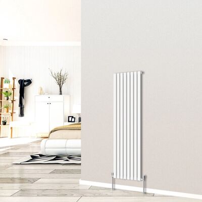 NRG - White Designer Premium Oval - Vertical 1600x472 - Radiator NRG - White Designer Premium Oval - Vertical 1600x472 - Radiator