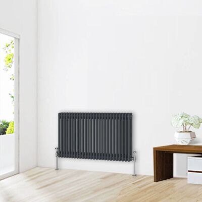 NRG - Traditional Anthracite Cast Iron Style - 600x1190mm - 2 Column - Radiator NRG - Traditional Anthracite Cast Iron Style - 600x1190mm - 2 Column - Radiator
