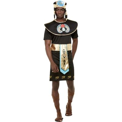 Smiffys Egyptian King Costume Black Blue - Costumes Smiffys Egyptian King Costume Black Blue - Costumes