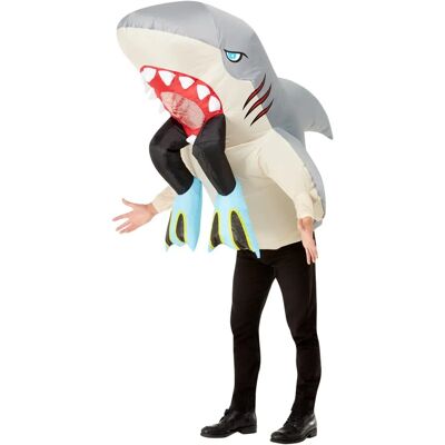 Costume gonfiabile squalo e subacqueo Smiffys - Taglia unica Costume gonfiabile squalo e subacqueo Smiffys - Taglia unica