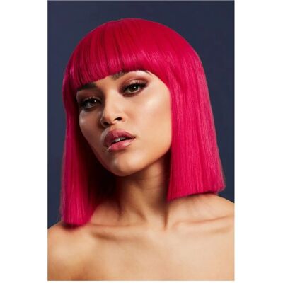 Peruka Fever Lola Magenta Różowa od Smiffys - Akcesorium do Kostiumu Peruka Fever Lola Magenta Różowa od Smiffys - Akcesorium do Kostiumu