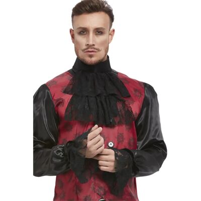 Ensemble Cravate & Manchettes Noirs - Accessoires de Costume Ensemble Cravate & Manchettes Noirs - Accessoires de Costume
