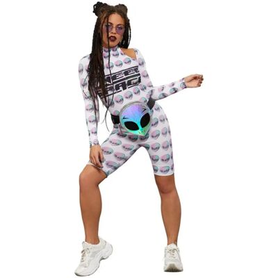 Smiffys Fever Space Unitard - Costume per adulti Smiffys Fever Space Unitard - Costume per adulti
