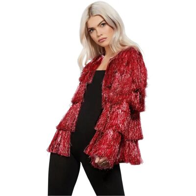 Accesorio de Disfraz de Tinsel Rojo Smiffys - Adulto Accesorio de Disfraz de Tinsel Rojo Smiffys - Adulto