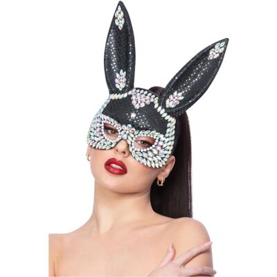 Fever Modèle 53010 - Masque de lapin à sequins - Masque Fever Modèle 53010 - Masque de lapin à sequins - Masque