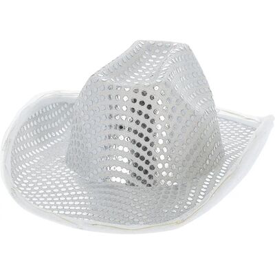 Smiffys - 53045 - Silver - LED Light Up - Hat Smiffys - 53045 - Silver - LED Light Up - Hat