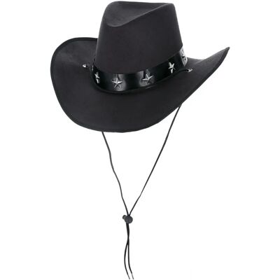 Smiffys 53017 Black Western Cowboy Hat - Fancy Dress Accessory Smiffys 53017 Black Western Cowboy Hat - Fancy Dress Accessory