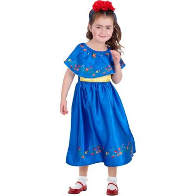Costume Frida Kahlo de Smiffy's - Robe bleue pour enfant - Publicité Costume Frida Kahlo de Smiffy's - Robe bleue pour enfant - Publicité
