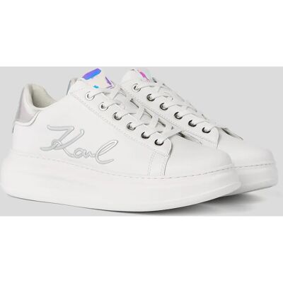Λευκά Δερμάτινα Sneakers KARL LAGERFELD - Sneakers Λευκά Δερμάτινα Sneakers KARL LAGERFELD - Sneakers
