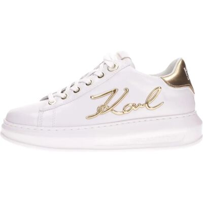 Karl Lagerfeld KAPRI Signia Lace Lthr - Bianco - Sneakers casual Karl Lagerfeld KAPRI Signia Lace Lthr - Bianco - Sneakers casual